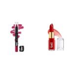 Glam 21 Lip Seduction Non- Transfer Crayon Lipstick|Pink Charm|06 Jelly Pop fruity gel lipstick| Moisturising Glossy Finish Gives a Natural Colour Lightweight 02- Strawberry Red, 3.5gm - Fast UK Delivery