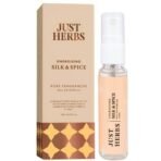 Just Herbs Retractable 2 In 1 Herbal Pencil Eyeliner + Kajal - Black 0.3G & Luxury Scent Long Lasting Silk & Spice Travel Friendly Perfume 10Ml Combo, Matte Finish - Fast UK Delivery - Image 6