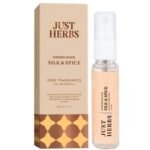 Just Herbs Luxury Scent Long Lasting Silk & Spice Travel Friendly Perfume 10ml - Fast UK Delivery