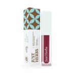 Just Herbs Ayurvedic Creamy Matte Long Lasting Liquid Lipstick, Lightweight & Hydrating Lip Colour with Liquorice & Sweet Almond Oil - Plum Rose - Fast UK Delivery - Image 2