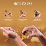 Just Herbs Topaz Magic Attar Roll On Perfume | Premium Ittar Gifts | 18+ Hour Long Lasting Fragrance with Saffron, Agarwood (Oud), Vanilla for Men and Women 10ml - Fast UK Delivery - Image 6