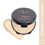 Mila Beaute Perfecting Compact Powder | Natural Matte Finish| Longstay with SPF 15 | Minimized Pores and Finelines | Controls Shine | Lightweight Compact Powder | Shade - (201 Natural, 16g) - Fast UK Delivery - Image 3