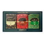 Golden Tips Healthy/Natural and Organic Combo 3-in-1 Tea Box Green Tea, Masala Chai and Darjeeling Tea in Handmade Paper Box (Pac of 3, 50 Gram Each), 150 gram - Fast UK Delivery - Image 2