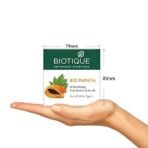 Biotique Papaya Tan Removal Brightening & Revitalizing Face Scrub | Gentle Exfoliation | Smooth and Clear Complexation | 100% Botanical Extracts| Suitable for All Skin Types | 75g - Fast UK Delivery - Image 4