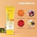 Jovees Herbal Sun Defence Cream SPF 50 PA+++ Broad Spectrum For All Skin | Protection From UVA/UVB & Sun Damaged | Lightweight, Non Greasy & Quick Absorption 50g - Fast UK Delivery - Image 6