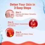 Aqualogica Detan+ Brighter Skin Combo SPF 50 - Face Wash For All Skin Types - 100G + Sunscreen - 50G, 2 Count - Fast UK Delivery - Image 6
