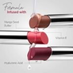 Mila Beaute 24 Hrs Locked In Lips Transfer Proof Lipstick | Enriched With Mango Seed Butter & Hyaluronic Acid | Transfer Proof Formula with Velvety Texture | Smudge Proof & Highly Pigmented | Shade - (Wine Hour, 3.2g) - Fast UK Delivery - Image 3