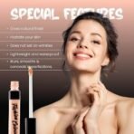 FASHION COLOUR Liquid Concealer | Line Smooth | Skin Flawless | Natural Finish | Long Lasting | Easily Blendable Concealer For Face Makeup | Lightweight | Shade 02 - Fast UK Delivery - Image 3