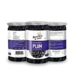Berries And Nuts Dried Blueberry Plum | Dehydrated Plum, Dried Fruit Plums | 750 Grams | 3 Bottle of 250 Grams - Fast UK Delivery - Image 2