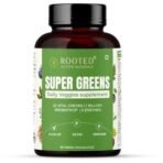 Rooted Actives Superfood Greens & Herbs Daily Veggies supplement | 22 Daily Greens, Probiotics & Enzymes (60 Tablets) | Rich in vitamins, minerals, iron, fiber & antioxidants - Fast UK Delivery - Image 2
