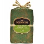 Golden Tips Earl Grey Green Tea Loose Leaves Brocade Bag (200 Gram, 100 cups) - Fast UK Delivery - Image 2