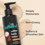 mCaffeine Coffee Body Lotion with Vitamin C & Shea Butter | Non-Greasy Lightweight Body Moisturizer for Women & Men | Body Lotion for Dry, Normal & Oily Skin (250ml) - Fast UK Delivery - Image 3