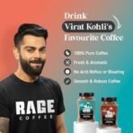 RAGE COFFEE Silk Blend Instant Coffee|Belgian Chocolate & Creamy Hazelnut Silk Blend Flavoured Coffee 60 Gms Each|100% Pure Instant Coffee|Premium, Bold & Smooth|Pack Of 2 - Powder, Bottle - Fast UK Delivery - Image 5