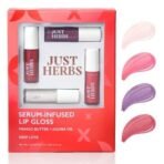 Just Herbs 4 IN 1 Lip Gloss for Women, Serum Infused Non-Sticky Glossy and Hydrating Lip Gloss 4 gm - Fast UK Delivery - Image 2