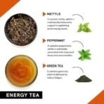 Teacurry Energy Tea (1 Month Pack | 30 Tea Bags) - Blend of Herbs for Energy | Get a Refreshing Start to your Mornings - Fast UK Delivery - Image 3