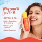 Aqualogica Detan+ Dewy Sunscreen Spray For All Skin Types | Mess-Free Application I Hydrating & Sweat Resistant I Water-Light Texture | SPF 50+ PA++++ | For Men & Women | 100 ml - Fast UK Delivery - Image 4