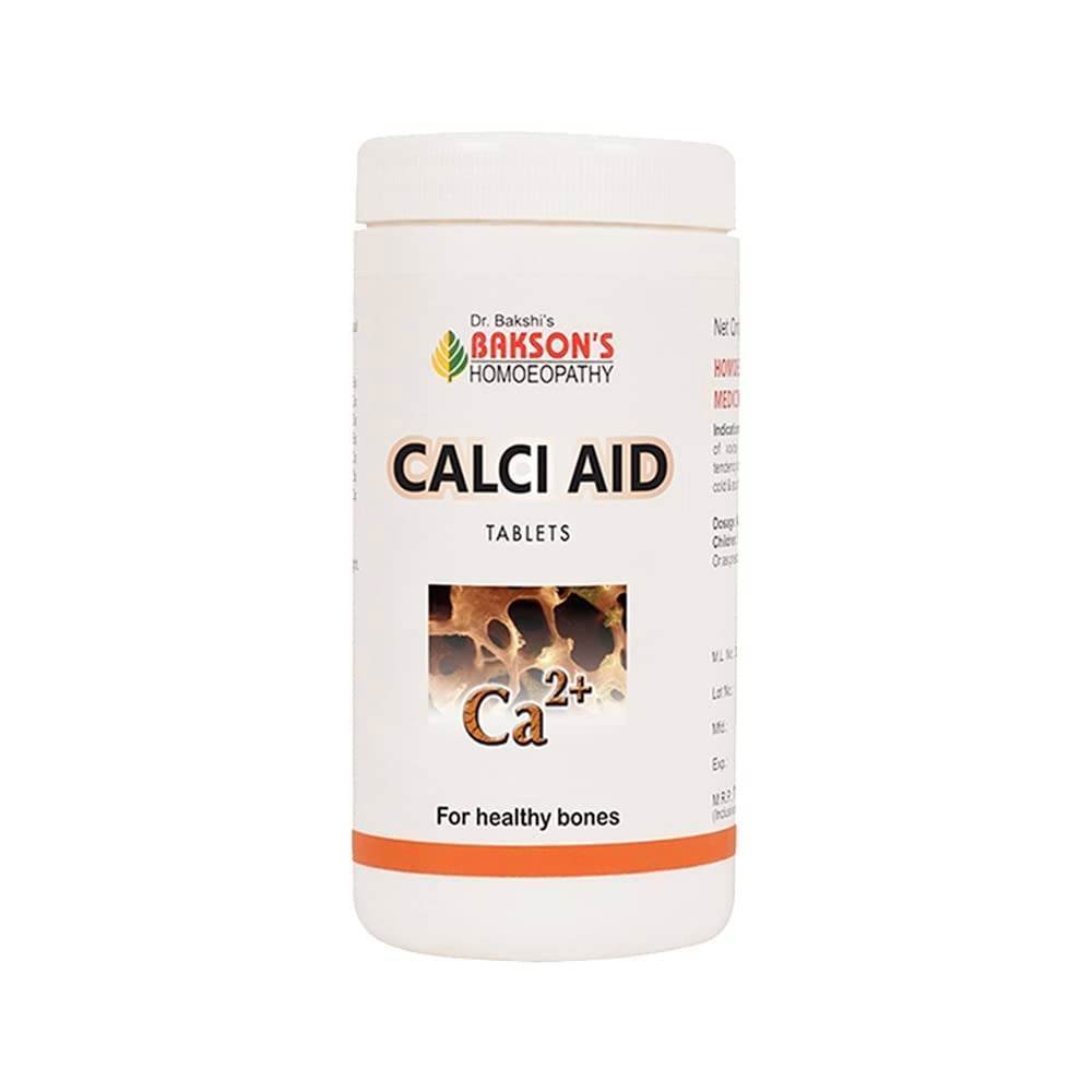 uk411BJEL58EL-1.jpg Dr. Bakshi's BAKSON'S HOMOEOPATHY CALCI AID TABLETS -200 TABS - Image 1