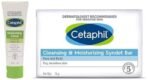 Cetaphil Moisturising Cream for Face & Body, Dry to Normal skin, 80 gm&Cetaphil VVF India Cleansing And Moisturising Syndet Bar, 75g - Fast UK Delivery - Image 2