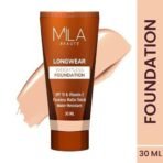 MILA Beaute Longwear Weightless Foundation | Liquid Foundation | Shade - (102 Ivory, 30ml) Conceal It Pot Concealer For Face Makeup | Shade - (Rich Vanilla, 4g) - Fast UK Delivery - Image 4