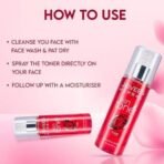 Jovees Herbal Rose Skin Toner For Refreshing Youthful Skin, Tightens Pores, Healthy Glow | Face Mist & Toner For Normal to Dry Skin | Paraben, Alcohol And Chemical Free- 200ml - Fast UK Delivery - Image 7