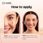 MARS Liquid Blush Hour | Dewy-Matte Finish | Highly Pigmented | Lightweight & Long-Lasting Formula | Effortless Application (12 ml) (03-SUNKISSED) - Fast UK Delivery - Image 6
