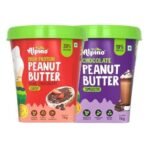 ALPINO High Protein Chocolate Peanut Butter Crisp And Chocolate Peanut Butter Smooth Roasted Peanuts, Chocolate Paste, Brown Sugar & Sea Salt - 30g Protein, Gluten Free Plant Based - 1kg,( Pack of 2) - Fast UK Delivery - Image 2