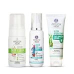 Ayouthveda Daily CTM Regimen For Dirt Free Clear Skin, Dark Spots - Deep Clean Foaming Face Wash(100ml) | Ocean Mist(100ml) | Ultra Hydrating Face Emulsion Cream With Aloe Vera & Coconut Water(60g) - Fast UK Delivery - Image 2