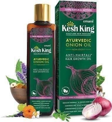 uk411r2lZg7wL-1-1.jpg Kesh king Ayurvedic Onion Oil Non Sticky Anti Hair Fall Hair Growth Oil 200ml - Fast UK Delivery - Image 1