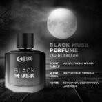 Beardo Black Musk Eau De Parfum Perfume For Men, 100ml, Musky, Woody Liquid Perfume Long Lasting, Best Date Night Fragrance - Fast UK Delivery - Image 4