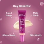 Hilary Rhoda Here to Blur Primer | Tinted & Silicon-Based | Water Resistant Primer | Matte Finish & Blurs Pores | Oil Control & Lightweight | 25g - Fast UK Delivery - Image 5