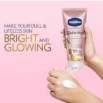 Vaseline Gluta-Hya Dewy Radiance Lotion for Face & Body | Gives Brighter Skin | Glutathione & Niacinamide Infused Moisturizer, 200ml - Fast UK Delivery - Image 5