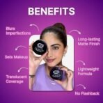 Fashion Colour Glam Fix Loose Powder For Face Makeup | Setting & Finishing Loose Powder For All Skin Types | Non- Drying & Lightweight | Evens Out Skin Tone | Blurs Imperfections | (DEEP MEDIUM, 10g) - Fast UK Delivery - Image 3