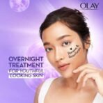 Olay Retinol Kit for Overnight Repair | Retinol Cream with Free Cleanser | Plumper, Younger looking Skin | 24h Hydration | Fragrance Free | Normal, Oily, Dry,Combination Skin | Paraben & Sulphate Free | Pack of 2 - Fast UK Delivery - Image 3