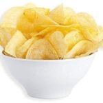 Organic Bites Ready to eat Salted Potata Chips | Potato Chips | Aloo Chips | Farali Chips | Aloo Wayfers (Extra Thin) -200 gm - Fast UK Delivery