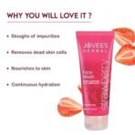 Jovees Herbal Strawberry Face Wash For Hydrating & Glowing Skin with Strawberry Ext. | Gentle Cleanser For Brightens Skin, Removes Pigmentation | For Normal to Dry Skin Types - 120ML - Fast UK Delivery - Image 6