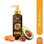 WOW Skin Science Sunscreen For All Skin Types Spf 55 Pa+++ Matte Look Ultra Light & Brightening Vitamin C Face Wash Combo, Pack Of 1 - Fast UK Delivery - Image 4