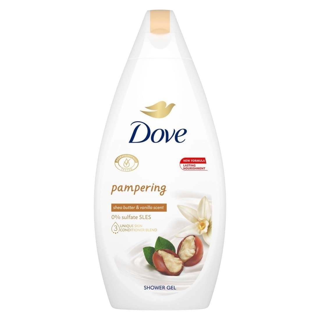 uk4128e56s2L-1.jpg Dove body wash (500 ml) (Shea Butter with Warm Vanilla) - Fast UK Delivery - Image 1