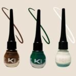KINDED Eye Liner Liquid Waterproof Smudgeproof Longlasting Insta Bold Look Intense Colour Pigments Quick Drying Eyeliner Combo (5 ml, Matte Finish, Chocolate Brown, White Pearl & Dapper Green) - Fast UK Delivery - Image 2