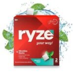 RYZE Nicotine Gum 2mg | Pack of 15 (135 gums) | Frosty Mint | Freedom from Smoking & Tobacco | Easy on Throat | WHO & FDA Approved | Sugar Free | Teeth Whitening - Image 2