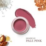 Just Herbs Vegan Lip and Cheek Tint (pack of 2) : Subtle Day-Wear Must Haves - Peachy Coral and Pale Pink - Fast UK Delivery - Image 3