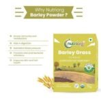 Nutriorg Organic Barley Grass Powder 75g | Whole Hulled Barley Grains Powder - Fast UK Delivery - Image 7