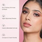 Swiss Beauty Lustre Eyeshadow Palette | 4 Highly Pigmented Shades in Matte & Shine |Long-Lasting | All Skin Types | Shade- Nude Addict, 5gm - Fast UK Delivery - Image 3
