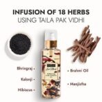 Kapiva Bhringraj Hair Nourishing Oil (200 Ml) 100% Ayurvedic, Voluminous Hair Within 90 Days, Provides Hair Nourishment, Pack of 1 - Fast UK Delivery - Image 5