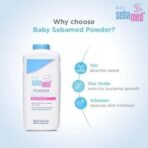 Sebamed Baby Powder 400 Gm| Olive Oil, Allantoin|Keeps Newborn S Skin Fresh|Absorbs Sweat|.. - Fast UK Delivery - Image 3