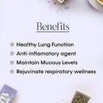 Oraah Lungs Cleanse Tea for Anti smoking with Mullein and Eucalyptus Leaves | All-Natural Formulation | Organic Herbal Tea | Lungs Detox Tea (100 Grams) - Fast UK Delivery - Image 4