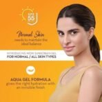 WOW Skin Science Sunscreen Gel For All Skin Types | SPF 55 PA++++ | With Glutathione & Aloe Vera Extract | Lightweight | Quick Absorbing | No White Cast | UVA & UVB Protection | 10 ml - Fast UK Delivery - Image 3