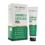 Dr. Sheth's Liquorice & 8.8% Lactic Acid (AHA) Chemical Peel For Even-Toned, Glowing Skin With 2% Niacinamide, Calendula Extract, AHA Peeling Solution For Face, Chemical Exfoliator For Unisex, 30g - Fast UK Delivery
