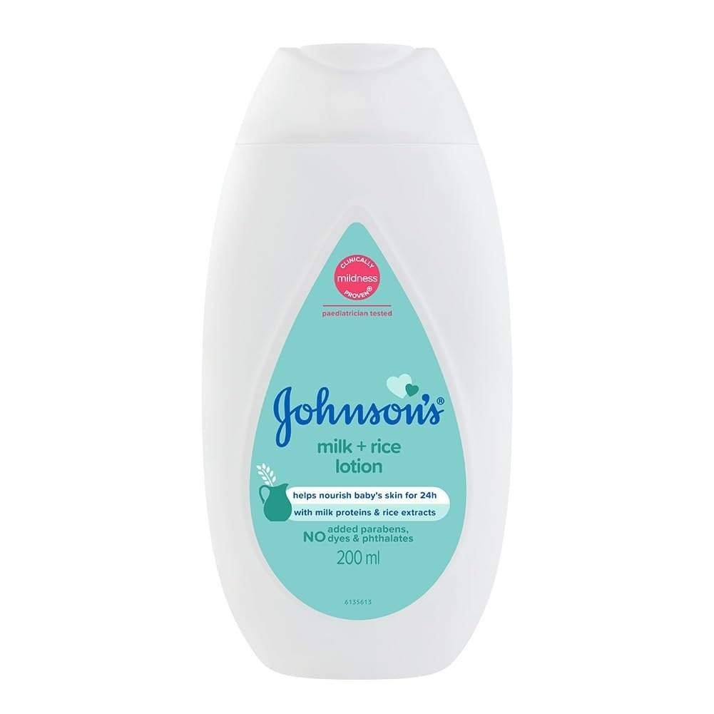 uk412bS1s2hL-1.jpg Johnson's Baby Milk and Rice Baby Lotion 200ml - Fast UK Delivery - Image 1