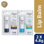 Dove Essential & Hydro Nourishing Lip Care Balm, 24hr Hydration, 4.8g (Pack of 2) - Fast UK Delivery - Image 3
