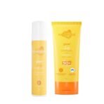 Aqualogica Glow+ Dewy Sunscreen SPF 50 PA++++ with Papaya & Vitamin C | For Oily, Combination & Dry Skin Type | UVA/B & Blue Light Protection | Fragrance-Free | For Men & Women | 50g + 80g - Fast UK Delivery